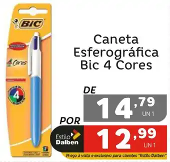 Supermercado Dalben Caneta Esferográfica Bic 4 Cores oferta