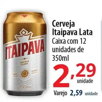 Akki Atacadista Cerveja Itaipava Lata Caixa com 12 unidades de 350ml oferta