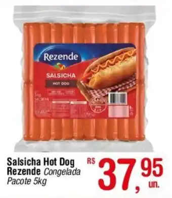 Fort Atacadista Salsicha Hot Dog Rezende Congelada Pacote 5kg oferta