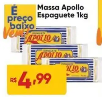 Atacado Vem Massa Apollo Espaguete 1kg oferta