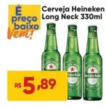 Atacado Vem Cerveja Heineken Long Neck 330ml oferta