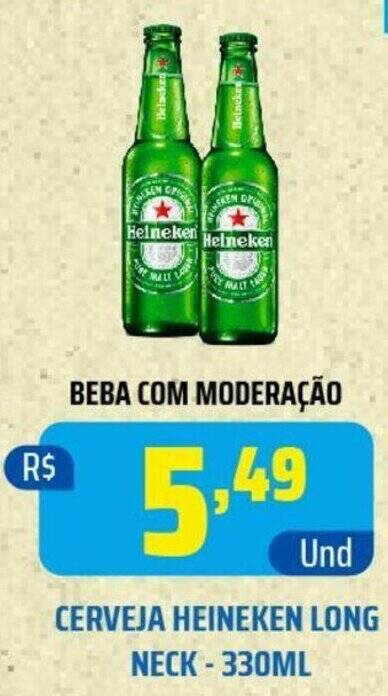 Cerveja Heineken Long Neck 330ml Oferta Na Tatico