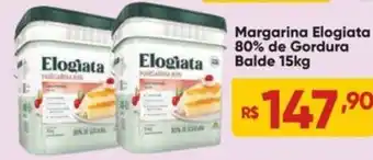 Atacado Vem Margarina Elogiata 80% de Gordura Balde 15kg oferta