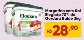 Margarina com Sal Elogiata 70% de Gordura Balde 3kg