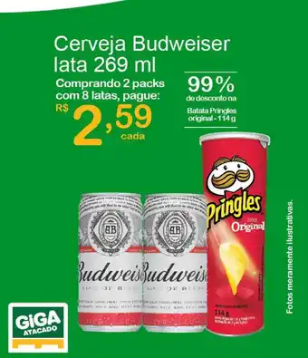Cerveja Budweiser 269ml