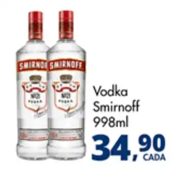 Delta Supermercados Vodka Smirnoff 998ml oferta