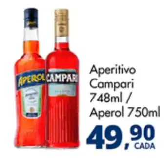 Aperitivo Campari 748ml/ Aperol 750ml