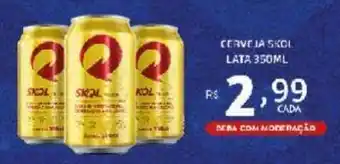 Cerveja Skol Lata 350ml