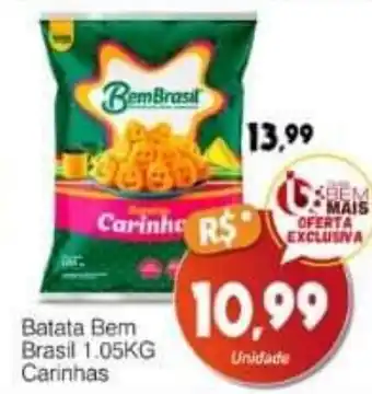 Supermercado Bem Barato Batata Bem Brasil 1.05KG Carinhas oferta