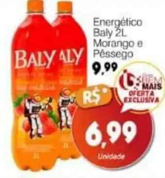 Energético Baly 21 Morango e Pêssego