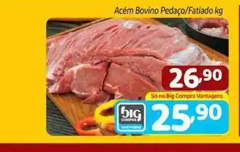 Supermercados Big Compra Acém Bovino Pedaço Fatiado 1kg oferta