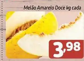 Melão Amarelo Doce Cada 1kg