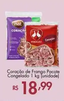 Supermercados Imperatriz Coração De Frango Pacote Congelado 1kg oferta