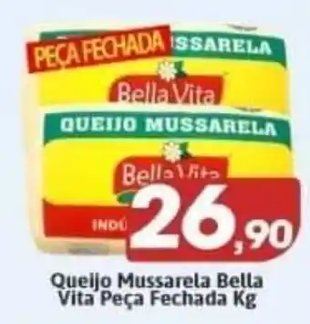 Queijo Mussarela Bella Vita Peça Fechada kg