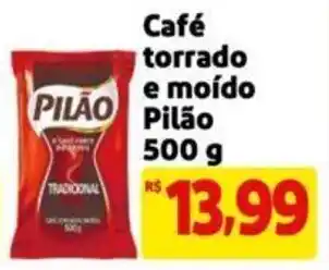 Extra Supermercado Café torrado e moído Pilão 500 g oferta