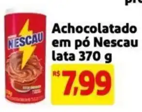 Extra Supermercado Achocolatado em pó Nescau lata 370 g oferta