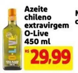 Extra Supermercado Azeite chileno extravirgem O-live 450ml oferta