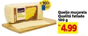 Extra Supermercado Queijo muçarela Qualitá fatiado 100 g oferta