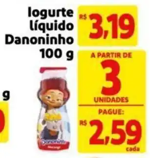 Extra Supermercado Iogurte Líquido Danoninho 100 g oferta