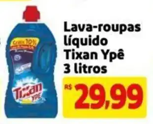 Extra Supermercado Lava-roupas líquido Tixan Ypê 3 litros oferta