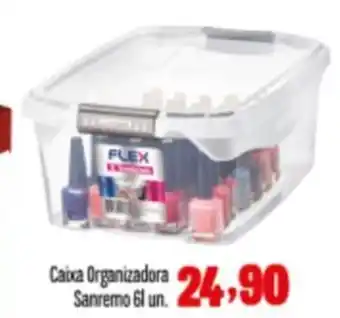 Rede Top Caixa Organizadora Sanremo 6L un. oferta
