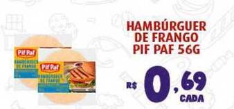 Bahamas Supermercados Hambúrguer De Frango Pif Paf 56g oferta