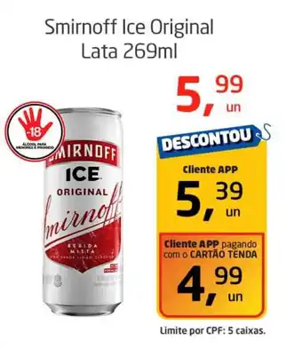 Tenda Atacado Smirnoff Ice Original Lata 269ml oferta