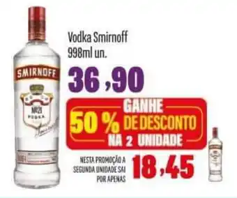 Rede Top Vodka Smirnoff 998ml un. oferta