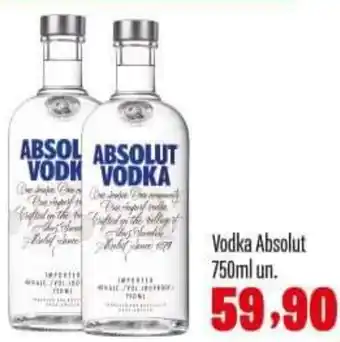 Rede Top Vodka Absolut 750ml un. oferta