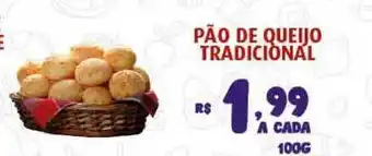 Bahamas Supermercados Pão De Queijo Tradicional 100g oferta