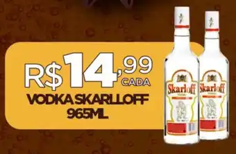 DB Supermercados VODKA SKARLLOFF 965ML oferta