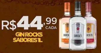 DB Supermercados GIN ROCKS SABORES 1L oferta