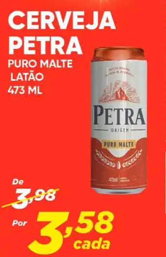 Dia CERVEJA PETRA PURO MALTE LATÃO 473 ML oferta