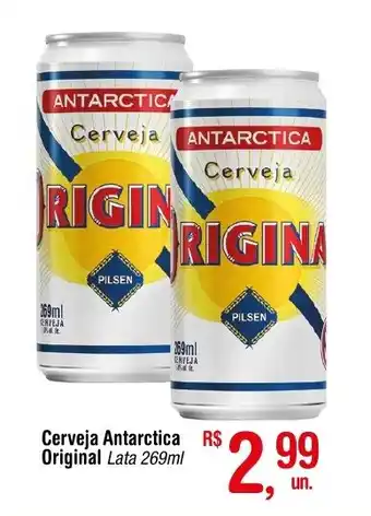 Fort Atacadista Cerveja Antarctica Original Lata 269ml oferta