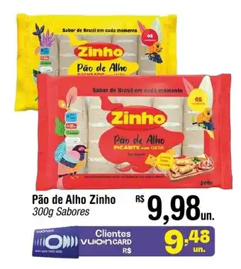 Fort Atacadista Pão de Alho Zinho 300g Sabores oferta
