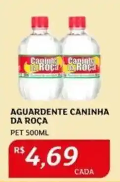 Assaí Atacadista AGUARDENTE CANINHA DA ROÇA PET 500ML oferta