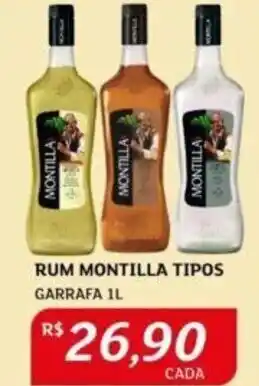 Assaí Atacadista RUM MONTILLA TIPOS GARRAFA IL oferta