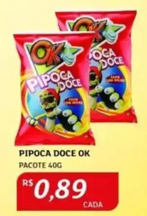 Assaí Atacadista PIPOCA DOCE OK PACOTE 40G oferta