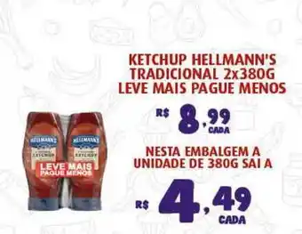 Ketchup Hellmann's Tradicional 2x380g