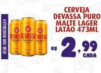 Cerveja Devassa Puro Malte Lager Latao 473ml
