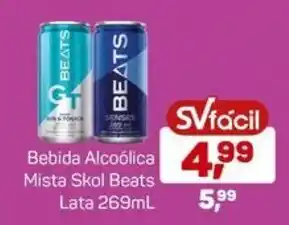 Supermercados São Vicente Bebida Alcoólica Mista Skol Beats Lata 269mL oferta