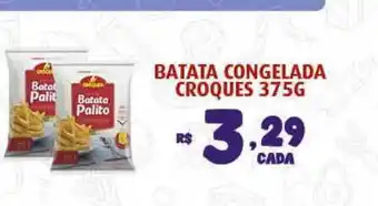 Bahamas Supermercados Batata Congelada Croques 375g oferta