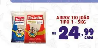 Bahamas Supermercados Arroz Tio João Tipo 1 5kg oferta