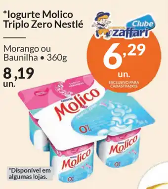 Comercial Zaffari Iogurte Molico Triplo Zero Nestle 360g oferta