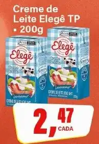Rede Supermarket Creme de Leite Elegê TP 200g oferta
