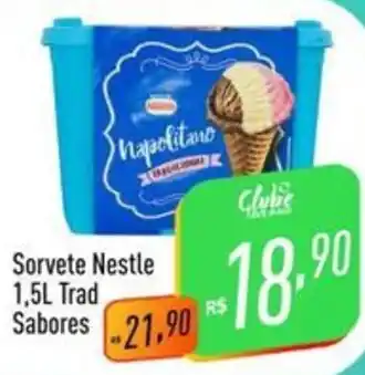 Supermercados Pague Menos Sorvete Nestle 1,5L Trad Sabores oferta
