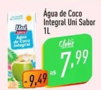 Supermercados Pague Menos Água de Coco Integral Uni Sabor 1L oferta