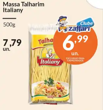Comercial Zaffari Massa Talharim Italiany 500g oferta