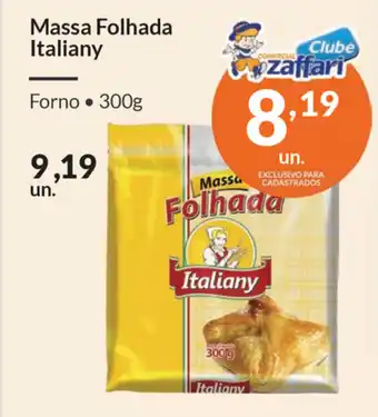 Comercial Zaffari Massa Folhada Italiany 300g oferta
