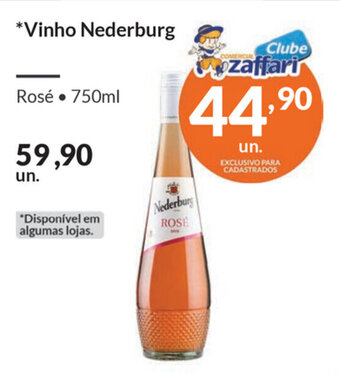 Comercial Zaffari Vinho Nederburg 750ml oferta